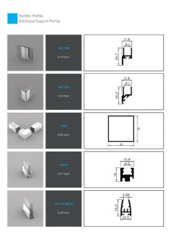 قطعات و لوازم جانبی پروفیل آلومینیوم آلوکورکس - Alucorex Aluminium