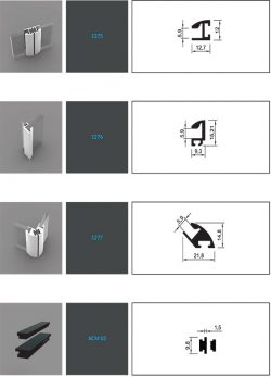 قطعات و لوازم جانبی پروفیل آلومینیوم آلوکورکس - Alucorex Aluminium